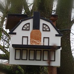 05.jpg Free STL file Amitybird V 1.0 - Birdhouse - 2 Parts - NO SUPPORTS NEEDED!!!・3D print object to download