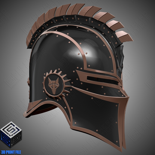 📁 stl Ares Red Rising Helm 3d print file・ 3D File for 3D printing・Cults