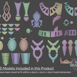 2.png Cyno Accessories Bundle for Cosplay - Genshin Impact - Instant Download STL Files for 3D Printing