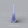 A_7_Renders_00.png Niedwica Vase A_7 | 3D printing vase | 3D model | STL files | Home decor | 3D vases | Modern vases | Abstract design | 3D printing | vase mode | STL