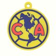 CA-rndr1.jpg Club America de futbol - Key Ring