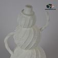 2014-12-19_IMG_1002_ImmersedN3D.jpg Free STL file Decorative Holiday Snowman・3D print object to download, ImmersedN3D