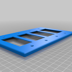 14991dcb-b438-435e-be2a-58563a389778.png 3D file 2, 3, & 4 gang faceplates・3D print model to download