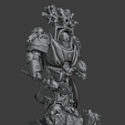 DREADLORD-FACE2.png INGVARR THE DREADWOLF, LORD OF THE DEATH SWORN - MAGNETIZED