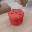 untitled.png 3D Heart Box for Valentine Gift with Stl File & Mini Box, Heart Art, Decorative Box, 3D Printed Decor, Heart Decor, Storage Boxes