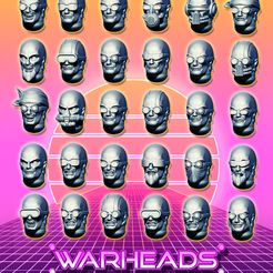 Miner-Heads.jpg Bald Industrial Miners heads! Digging Specialists! (37 heads)