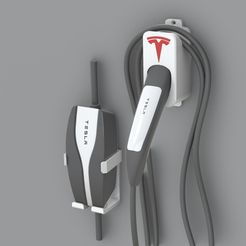Untitled 727.jpg **NEW TESLA MOBILE CABLE HOLDER KIT for GEN 2 UMC NORTH AMERICA with bonus Tesla drink coasters**