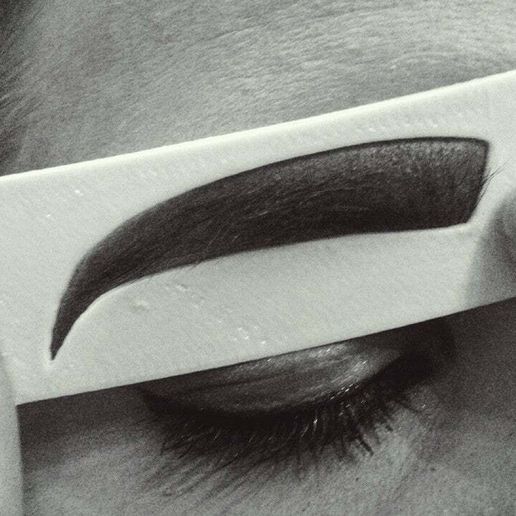 Fierce Eyebrow Stencil - 3D model önizlemesi
