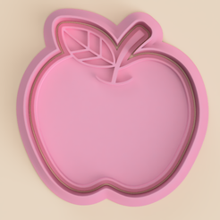 Manzana.png Apple cookie cutter (Apple cookie cutter)