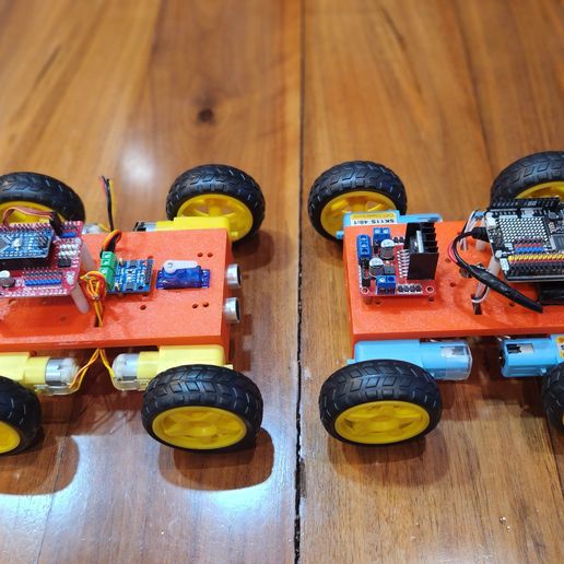 17.jpg 4WD chassic car Arduino Roboter