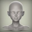 2.10.jpg 24 3D HEAD FACE FEMALE CHARACTER FEMALE TEENAGER PORTRAIT DOLL BJD LOW-POLY 3D MODEL
