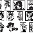 2024-01-29-12.png Pack Vectors Laser Cutting - Cnc - 3d Printing - 110 Deco Paintings - Anime