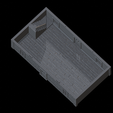 House-1-LD-scene-4.png WWII Tabletop Terrain Set 28mm scale (3D Printable Files) - Based on real buildings from Carentan, France