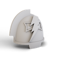 Gravis-Pad-White-Scars-0000.png Shoulder Pads for Gravis Armour (White Scars)