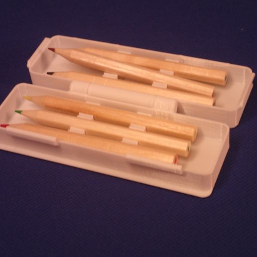 Mini Pencil Case for 6 – Fits 7.2mm x 100mm Short Pencils