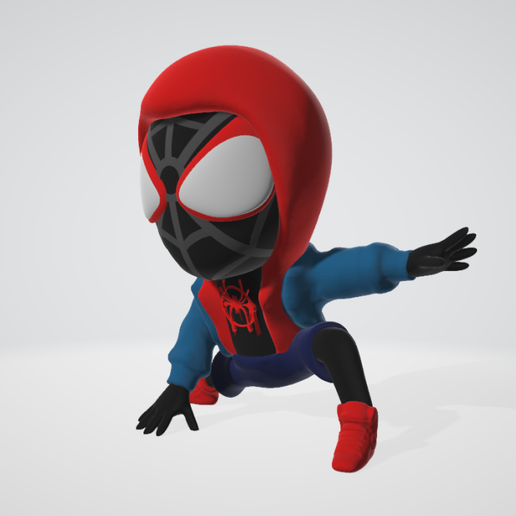 unknown (1).png Download STL file Spider Man - Moral Miles • 3D printable template, adam_leformat7
