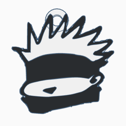 7.png Archivo STL SATORU GOJO / JUJUTSU・Modelo para descargar y imprimir en 3D