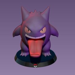 gengar6.jpg STL file Gengar pokémon・Model to download and 3D print