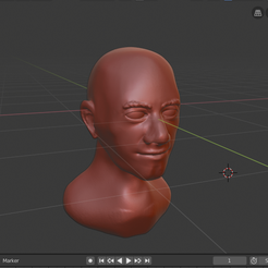 Capture.PNG Free STL file Bust of a Man・3D printing template to download, Piggie