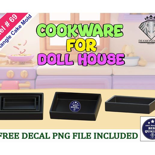 Rectangle Shape Cake Mold Pan