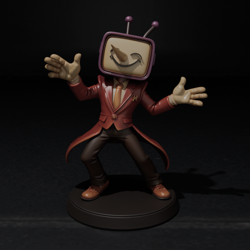 🐜 Mr. (Ant) Tenna Deltarune 3D model – Print in place - diffrent