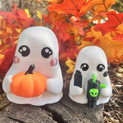 IMG_6315.jpg 3D-Datei Kawaii Ghost mit Überraschung!・3D-druckbares Design zum Herunterladen