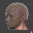 38.jpg Spider Man 2099 mask -Spider man Helmet - Marvel comics 3D print model