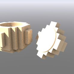oeuf-001.jpg Fichier STL gratuit Coquetier Pixel / Voxel・Design pour imprimante 3D à télécharger