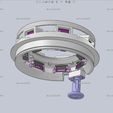 1-2.jpg 3D file TIGER TANK LATE TURRET COMMAND TOWER_ B (STL-1/35)・3D print object to download