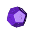 12 Sided Die.stl Multi-Sided Dice (trashed)