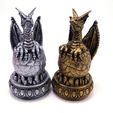 2dragons_3.jpg STL file Dragon Chess! Little Baby Dragon (The Pawn)・3D printing model to download