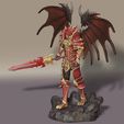 689.jpg Dark knight- MU online stl 3d print