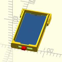 sleeve_diag_view_form_monoprice.png Archivo 3D gratis Sistema de montaje modular Funda para iPhone 11 Pro con funda・Modelo para descargar y imprimir en 3D