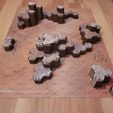 Make-09.jpg Archivo STL gratuito BATTLETECH MAPA DE TERRENO TIERRAS YERMAS #1 (INVASIÓN DE CLANES)・Objeto para descargar e imprimir en 3D