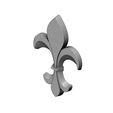 lys-V01-06.JPG Heraldic lily onlay 3D relief 3D print mod