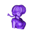 RANMA FEMALE FIGURE.stl Ranma ½ - Dual Bust Diorama - 3D Model STL (Presupported)