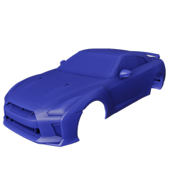 1.png STL file Nissan GTR R35・3D print object to download