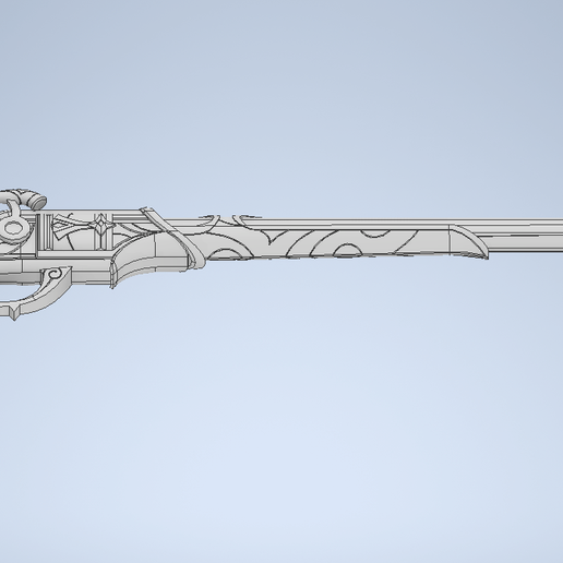 🎭 Genshin Impact - Chevreuse Musket・ STL File for ・Cults