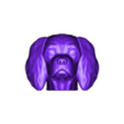 Cavalier_head_b.stl Spaniel Cavalier dog head for 3D printing