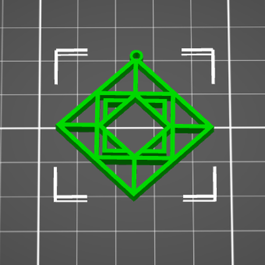 Ohrringe, Anhänger, Schmuck für Halskette 3D model