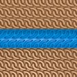 86545455.jpg knit clay roller stl / Knitting  Pattern pottery roller stl / chain clay rolling pin /flower pattern cutter printer