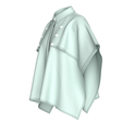 Girls-Flap-Button-Zip-Up-Cape-Jacket_5.png Girls Flap Button Zip Up Cape Jacket | Marvelous / Clo3d / obj / fbx