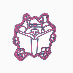 bluescluesdog2.png Fichier STL blues clues dog cookiecutter・Objet imprimable en 3D à télécharger