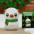 oshawottsnowman.png Oshawott Snowman Christmas Pokemon Decor