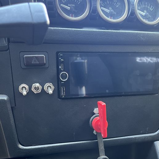 Instrument panel for BMW E30 3D model