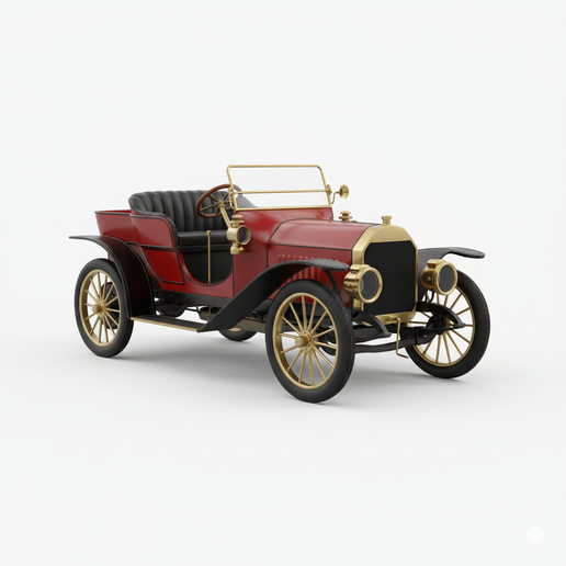 De Dion-Bouton Type G cyberpunk car STL, touring car STL, car collectible STL, French rally car STL, RC car body STL, tuner car STL, hatchback STL, JDM car STL, cartoon car STL, snap fit car STL, street scene diorama STL, high detail car STL, pre supporte