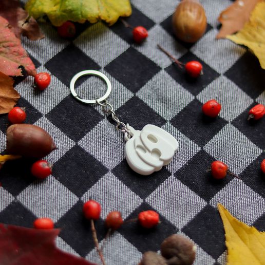 Suprised_Pumpkin_Keychain_Autumn_Series-7.jpg Surprised Pumpkin Keychain | Autumn Series | Halloween