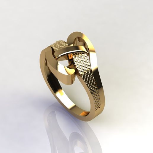 Women's Ring Women Ring Ladies Ring Elegant Fashion Jewelry Wide Band 3DM STL