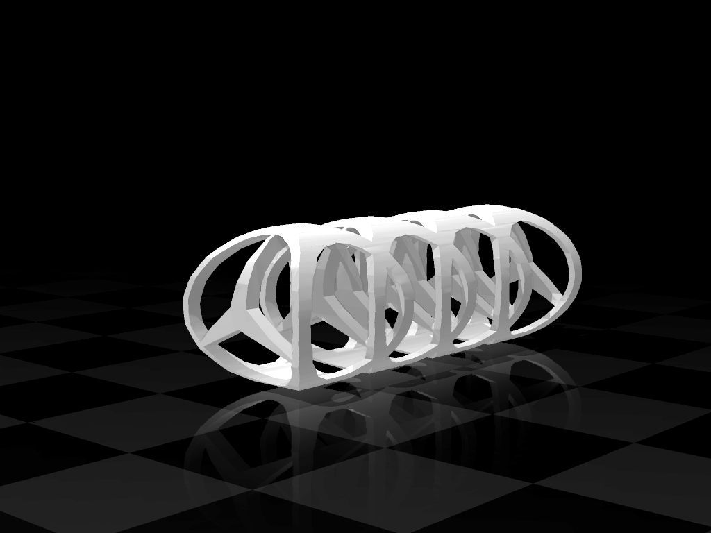 Download 3MF file audi - mercedes flip figurine • 3D print design ・ Cults