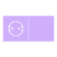 Template 3.STL cadre de prise de courant et d'interrupteur dissimulé.
